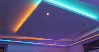 Натяжной потолок с подсветкой Улан-Удэ, цена от 2090 руб.